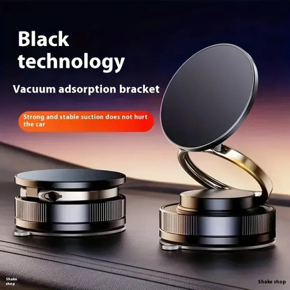2026 Upgraded Vacuum Magnetic Car Phone Holder 360° Reinforced 96LBS Ultra Suction Cup Phone Holder N52 Strong Magnet Setup Lord