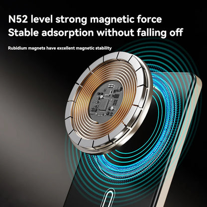 Xiaomi 500000mAh Magnetic Power Bank Portable Wireless PD22.5W Fast Charging External Battery for Magsafe For iPhone Samsung Red Magic