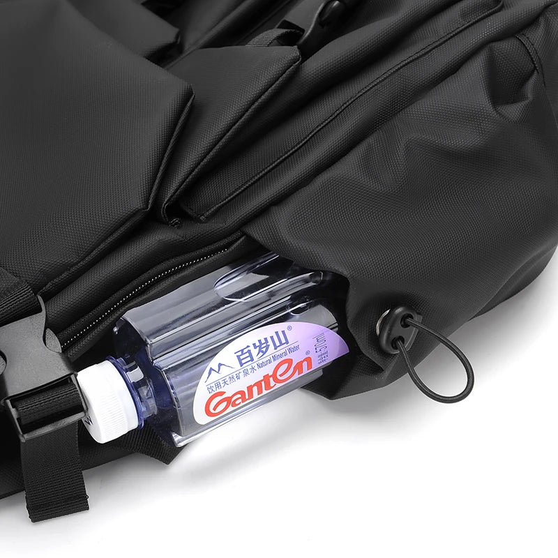 Luxury Men's Backpack High Quality 15.6 Laptop Backpack High-capacity Waterproof Travel Bag Fashion School Backpacks for Men Red Magic