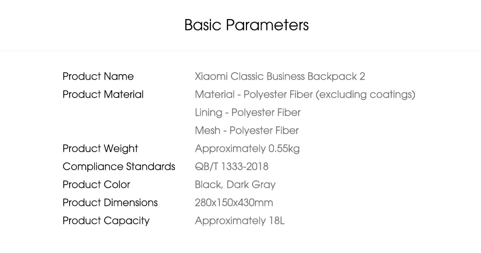 Xiaomi Classic Business Backpack 2 Fashion Laptop Bag for Men and Women Travel Large Capacity Backpack Red Magic