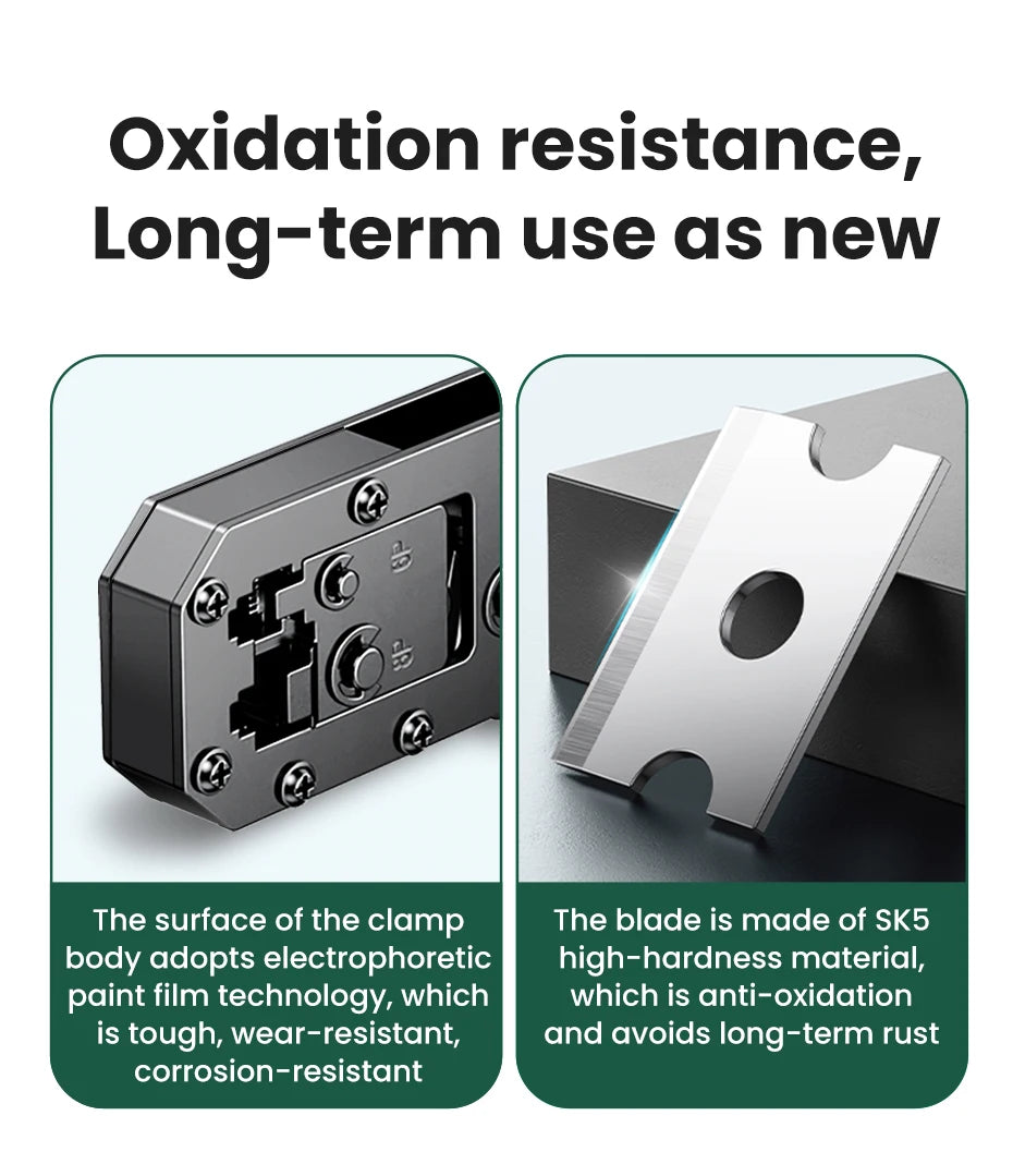 UGREEN RJ45 Crimper Tools RJ45 Crimping Pliers for CAT6/7 Ethernet Lan Cable Network Cutter Stripper Plier Multifuntion Tool Red Magic