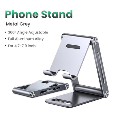 【New-in Sale】UGREEN Tablet Phone Stand For iPad Pro iPhone Xiaomi Tablet Support Aluminum iPad Stand Laptop Stand Tablet Stand Setup Lord