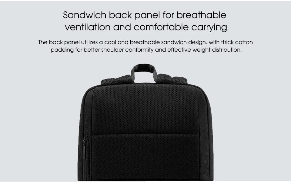 Xiaomi Classic Business Backpack 2 Fashion Laptop Bag for Men and Women Travel Large Capacity Backpack Red Magic