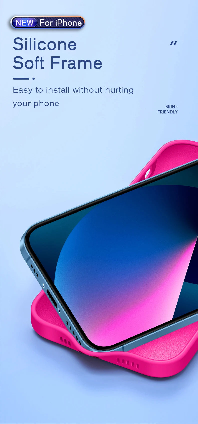 Official Phone Case For IPhone 17 Air 16 15 14 13 11 12 17 Pro Max Plus Silicone Solid Color Fall and Collision Protection Cover Red Magic