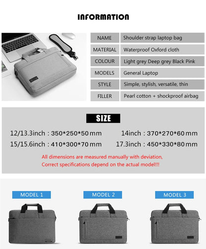 Laptop bag Sleeve Case Shoulder handBag For M1 M2 14 15 15.6 17 inch Macbook Air Pro 13.3 Huawei Asus Dell Notebook Briefcases Red Magic