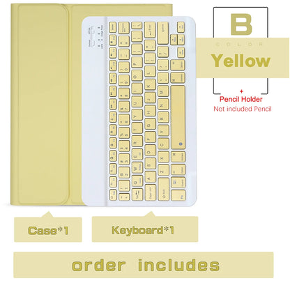 Keyboard Wireless Mouse Magic For iPad Pro 13 11 Case M4 M2 2025 M3 Air 13 11 5 4 10.2 9 8 7 Generation Case Bluetooth Keyboard Red Magic