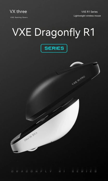 VGN VXE Dragonfly R1 Wireless Gaming Mouse with PAW3395 Sensor 52840 2KHz FPS Low Delay Intelligent Speed for Office And Gaming Red Magic