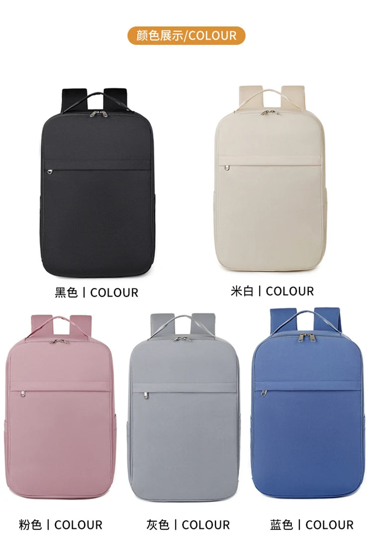 New Casual Backpack, Short-Distance Travel Backpack, Fashionable and Versatile Multi-Compartment Laptop Bag Red Magic