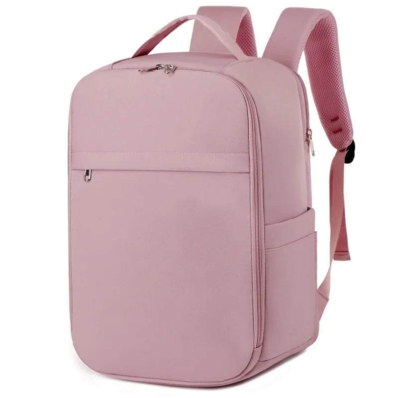 New Casual Backpack, Short-Distance Travel Backpack, Fashionable and Versatile Multi-Compartment Laptop Bag Red Magic