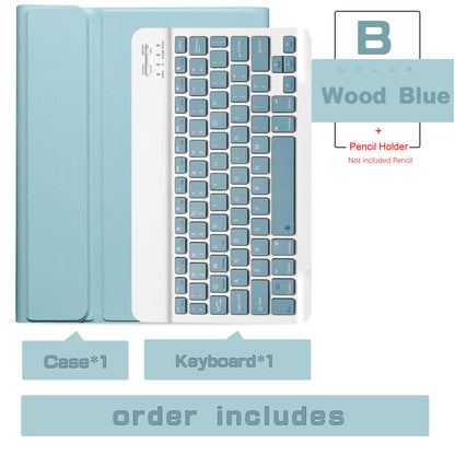 Keyboard Wireless Mouse Magic For iPad Pro 13 11 Case M4 M2 2025 M3 Air 13 11 5 4 10.2 9 8 7 Generation Case Bluetooth Keyboard Red Magic