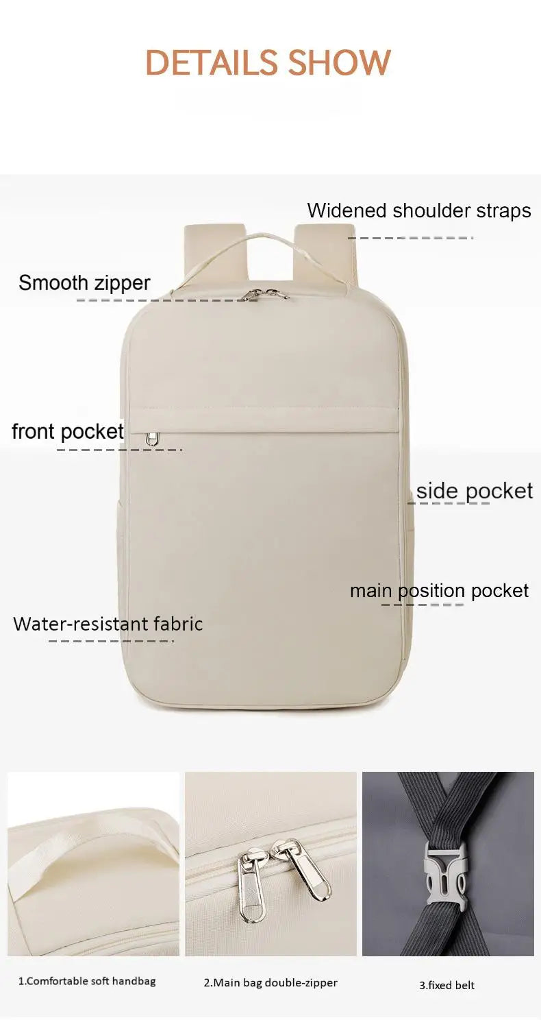 New Business Backpack - Fits 14"/15" Laptops, Great for Short Trips. Colorful, Cabin-Approved. Unisex, Stylish & Practical Red Magic