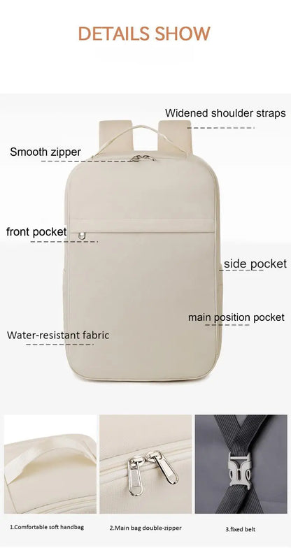 New Business Backpack - Fits 14"/15" Laptops, Great for Short Trips. Colorful, Cabin-Approved. Unisex, Stylish & Practical Red Magic