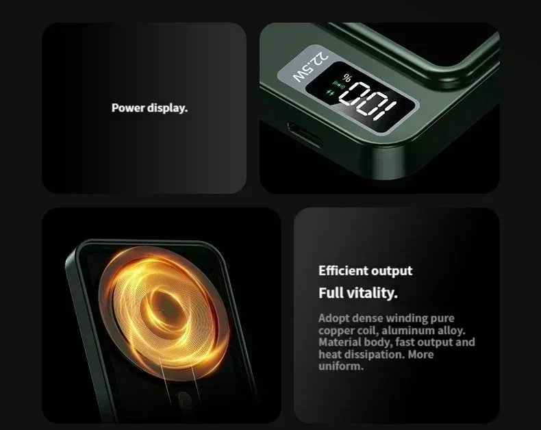 200000mAh ultra-large capacity  Fast Charging Xiaomi Magnetic Wireless Power Bank 22.5w Portable Type C Mini Power Bank For Ipho Red Magic