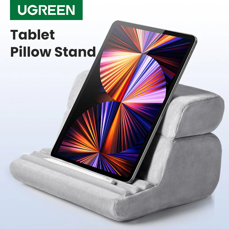 【New Sale】UGREEN Tablet Holder iPad Stand Tablet Pillow Stand For iPadPro iPhone Xiaomi Tablet Support Laptop Stand Phone Holder Setup Lord