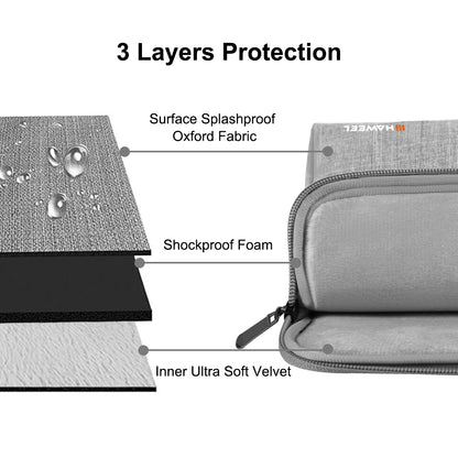 HAWEEL 13.0-14.0 inch/ 14.0-16.0 inch Briefcase Crossbody Laptop Bag For Macbook/ Lenovo/ Thinkpad/ ASUS/ HP & Other Laptop Bag Red Magic