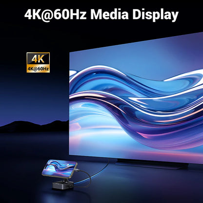 UGREEN Foldable USB C HUB 4K60Hz HDMI PD100W USB3.0 Docking Station for Phone Tablet Laptop Macbook Pro Air Android USB Splitter Setup Lord