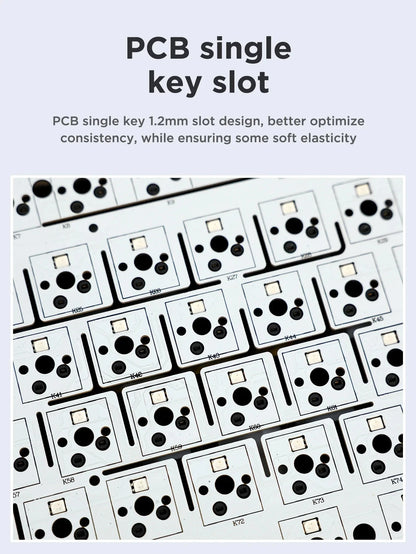 AULA F87Pro Mechanical Keyboard 2.4g/Usb/Bluetooth Tri Mode Wireless 87 Key 5 Layer Silencing Filling Suitable For Gaming+Typing Red Magic