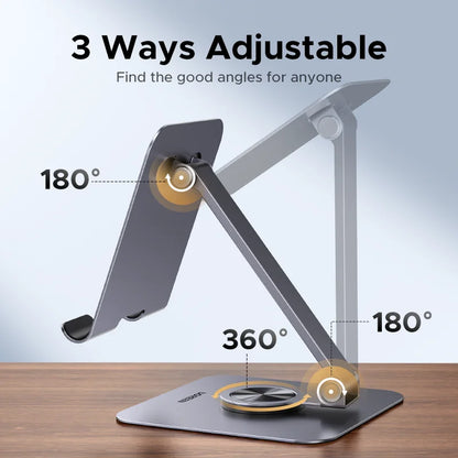 UGREEN Tablet Phone Stand For iPad Pro iPhone Xiaomi Tablet Support 360°Rotatable Aluminum iPad Stand Laptop Stand Tablet Holder Setup Lord