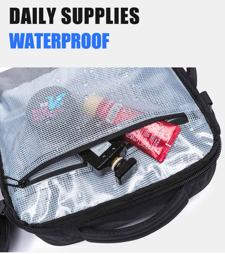 BANGE Travel Backpack Men Business Backpack School Expandable USB Bag Large Capacity 17.3 Laptop Waterproof Fashion Backpack Red Magic