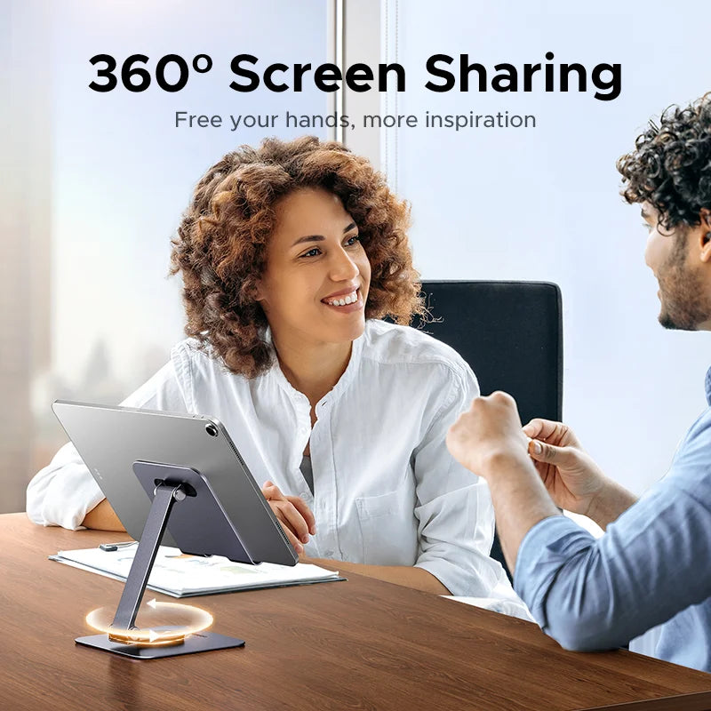 UGREEN Tablet Phone Stand For iPad Pro iPhone Xiaomi Tablet Support 360°Rotatable Aluminum iPad Stand Laptop Stand Tablet Holder Setup Lord