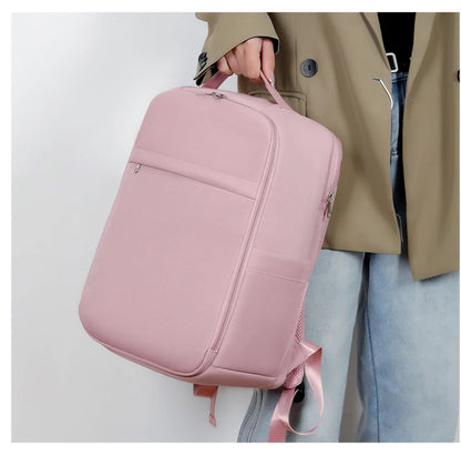 New Casual Backpack, Short-Distance Travel Backpack, Fashionable and Versatile Multi-Compartment Laptop Bag Red Magic