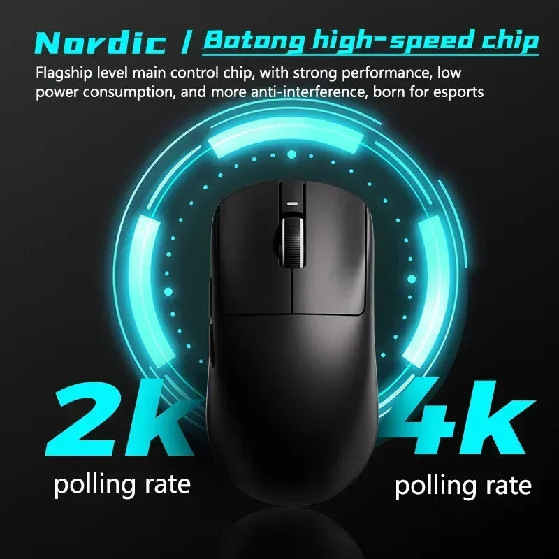 VGN VXE Dragonfly R1 Wireless Gaming Mouse with PAW3395 Sensor 52840 2KHz FPS Low Delay Intelligent Speed for Office And Gaming Red Magic