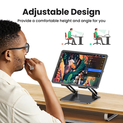 【New-in Sale】UGREEN Tablet Phone Stand Aluminum iPad Stand For iPad Pro iPhone Xiaomi Tablet Support Laptop Stand Tablet Holder Setup Lord