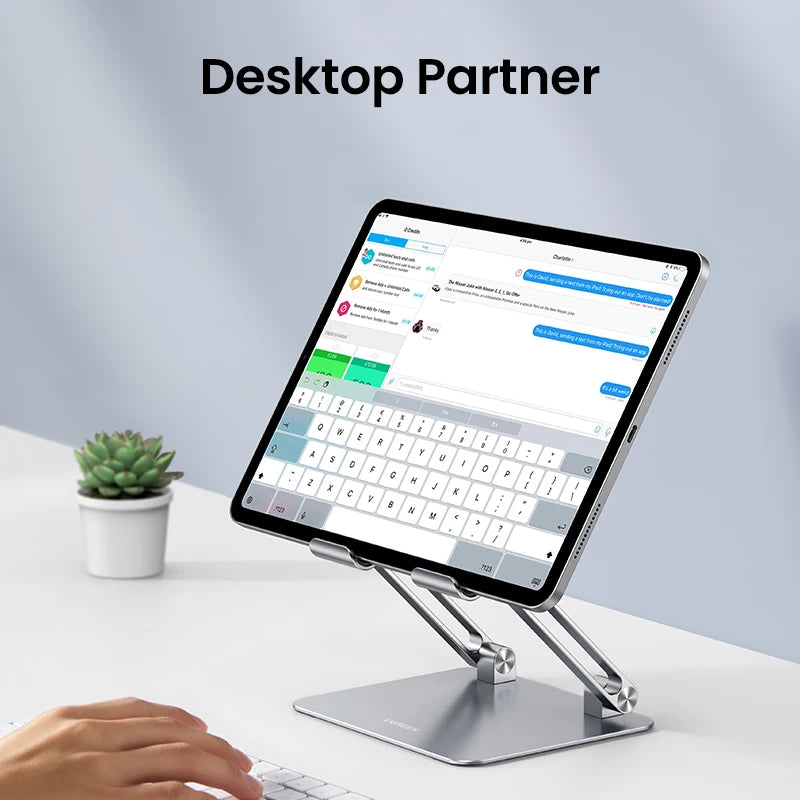 UGREEN Tablet Phone Stand Aluminum iPad Stand For iPad Pro iPhone Xiaomi Tablet Support Laptop Stand Phone Holder Tablet Stand Setup Lord