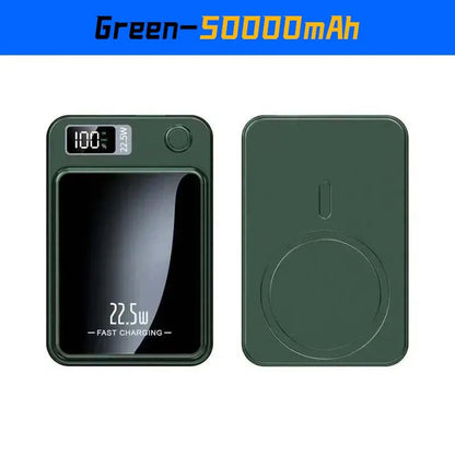 200000mAh ultra-large capacity  Fast Charging Xiaomi Magnetic Wireless Power Bank 22.5w Portable Type C Mini Power Bank For Ipho Red Magic