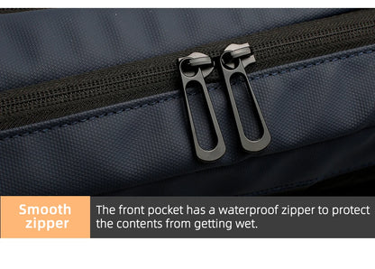 HK Slim Backpack For Men 15.6 Inch Laptop Bags Waterproof Minimalist Business Backpack With USB Charging Casual Travel Work Bag Red Magic