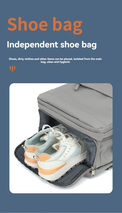 Lumin Backpack 42x18x29 Cabin Bag Travel Backpack for Men Women Hand Luggage Leisure Laptop Backpack mochila para viaje cabina Red Magic