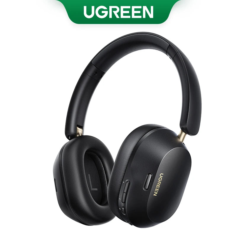 UGREEN Max5c Wireless Bluetooth Headphones ANC 43dB Active Noise Cancellation Hi-Res LDAC 75H Spatial Audio Earphones Headset Setup Lord