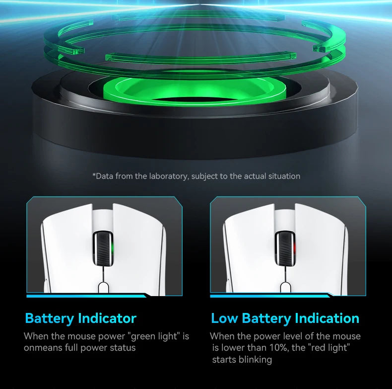 Attack Shark 18000DPI Wireless Mouse, 1000Hz,PAW3311,Bluetooth Tri-mode Connection, R1 Macro Gaming Mouse Red Magic