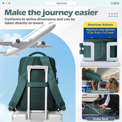 Backpack 40x30x20 Airplane, Ryanair Cabin Hand Luggage Backpack, Easyjet Laptop Backpack for Aeroplane Travel, School Backpack Red Magic