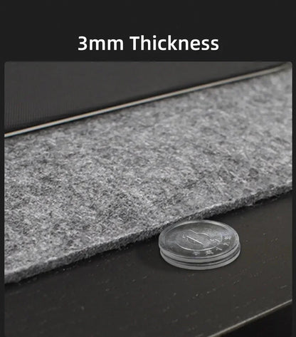 Large Size Wool Felt Mouse Pad Office Computer Desk Protector Mat Table Laptop Cushion Non-slip Gaming Accessories Keyboard Mat Red Magic