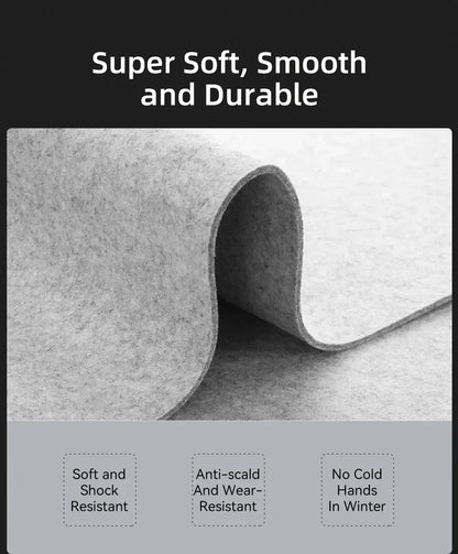 Large Size Wool Felt Mouse Pad Office Computer Desk Protector Mat Table Laptop Cushion Non-slip Gaming Accessories Keyboard Mat Red Magic