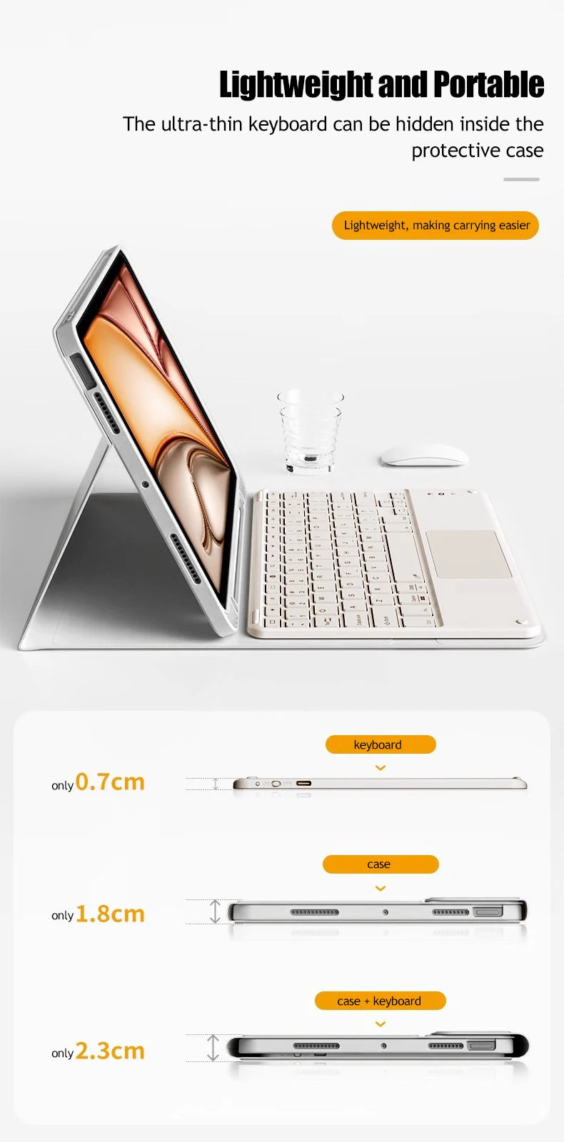 Keyboard Wireless Mouse Magic For iPad Pro 13 11 Case M4 M2 2025 M3 Air 13 11 5 4 10.2 9 8 7 Generation Case Bluetooth Keyboard Red Magic