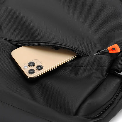 Luxury Men's Backpack High Quality 15.6 Laptop Backpack High-capacity Waterproof Travel Bag Fashion School Backpacks for Men Red Magic