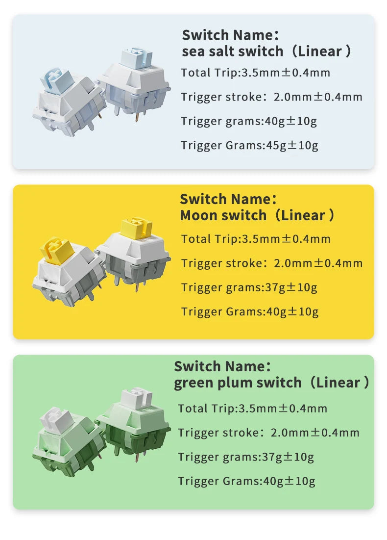 AJAZZ AK820 / AK820Pro Gaming Mechanical Keyboard 75% 82 Keys Wired Single Mode/Bluetooth Wireless Gamer Keyboard for Laptop PC Red Magic