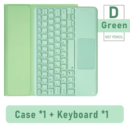 Keyboard Wireless Mouse Magic For iPad Pro 13 11 Case M4 M2 2025 M3 Air 13 11 5 4 10.2 9 8 7 Generation Case Bluetooth Keyboard Red Magic