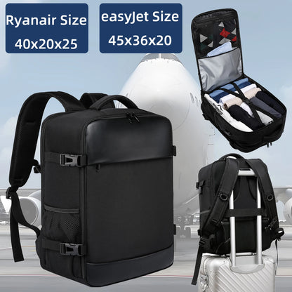 ryanair 40x20x25 and easyjet 45x36x20 Cabin Bag Travel Backpack unisex Laptop Backpack outdoor travel backpack Student.School Red Magic