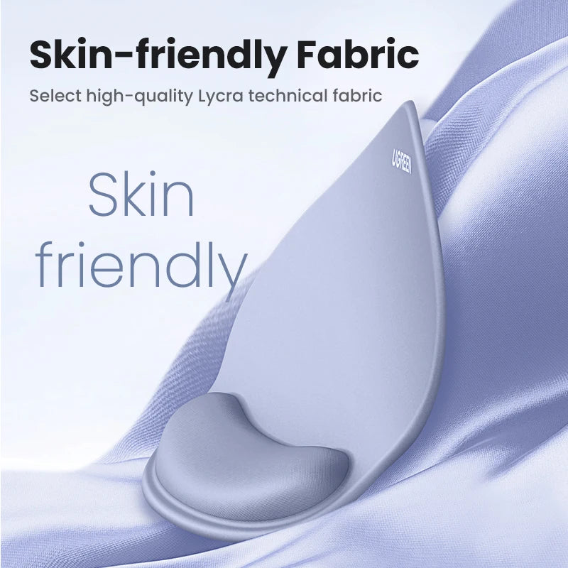 UGREEN Mouse Pad Wrist Support Ergonomic Mousepad Non-Slip Memory Foam for Office Home Computer PC Desk Fabric Mousepad Setup Lord