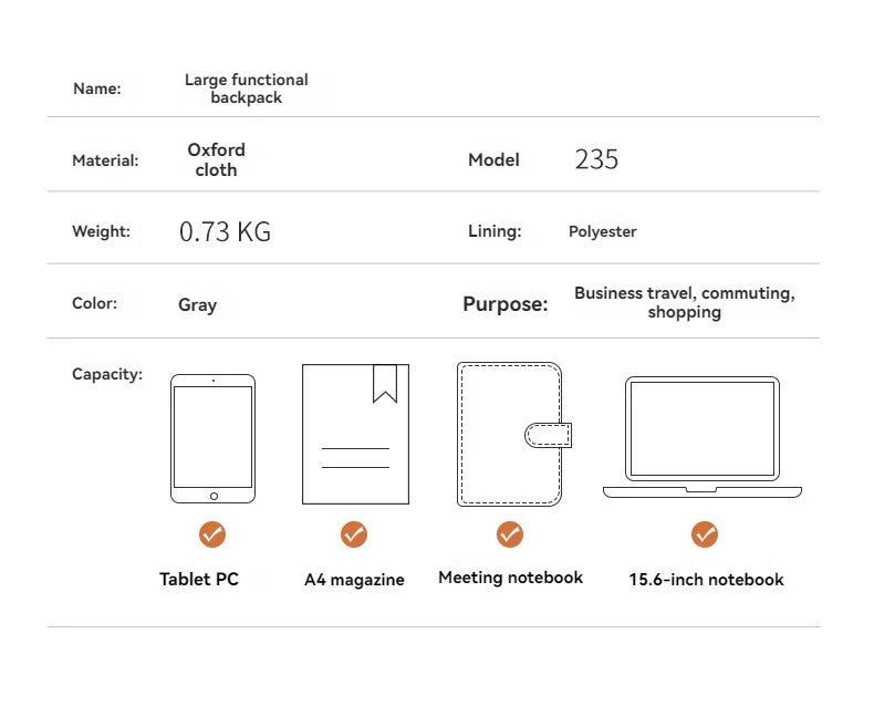 Lumin Backpack 42x18x29 Cabin Bag Travel Backpack for Men Women Hand Luggage Leisure Laptop Backpack mochila para viaje cabina Red Magic