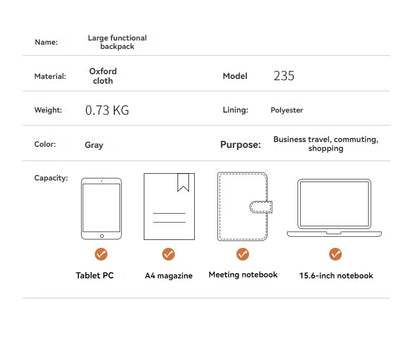 Lumin Backpack 42x18x29 Cabin Bag Travel Backpack for Men Women Hand Luggage Leisure Laptop Backpack mochila para viaje cabina Red Magic