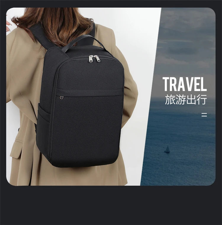 New Casual Backpack, Short-Distance Travel Backpack, Fashionable and Versatile Multi-Compartment Laptop Bag Red Magic