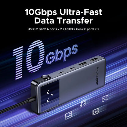 UGREEN USB HUB Uno Type-C to 4K60Hz HDMI PD100W 10Gbps USB-A/USB-C Splitter for MacBook Air Pro Dell Laptop Accessories Docking Setup Lord