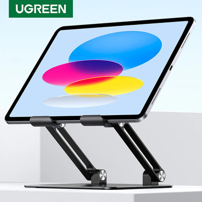 【New-in Sale】UGREEN Tablet Phone Stand Aluminum iPad Stand For iPad Pro iPhone Xiaomi Tablet Support Laptop Stand Tablet Holder Setup Lord