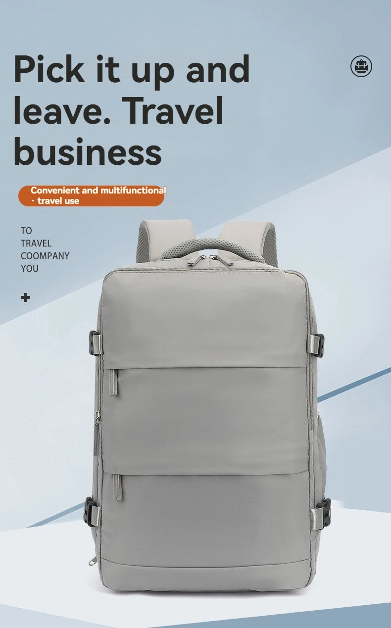 Lumin Backpack 42x18x29 Cabin Bag Travel Backpack for Men Women Hand Luggage Leisure Laptop Backpack mochila para viaje cabina Red Magic