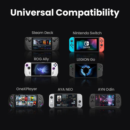 UGREEN Steam Deck Dock 4K60Hz 9 Ports RJ45 PD100W USB C HUB Compatible with Steam Deck ROG Ally LEGION Go iPhone 15 Pro/Pro Max Setup Lord