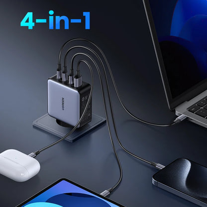 UGREEN 160W GaN Charger PD3.1 Type C For Macbook Pro Laptop USB Fast Charger QC4.0 3.0 Quick Charge For iPhone 17 Xiaomi Tablet Setup Lord